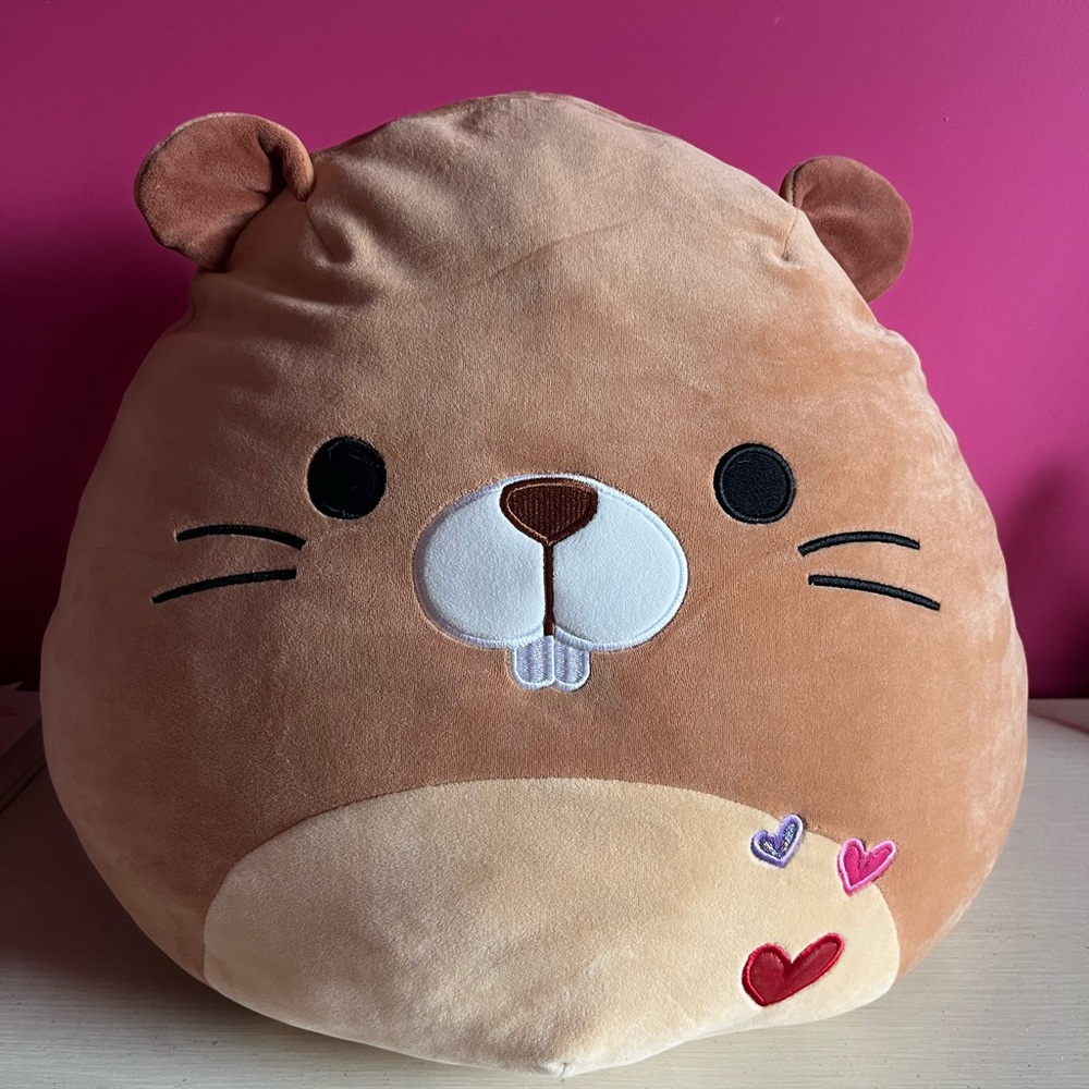 Squishmallows Brown Beaver Plush